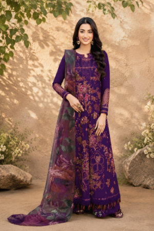 3 Piece Embroidered Lawn Suit