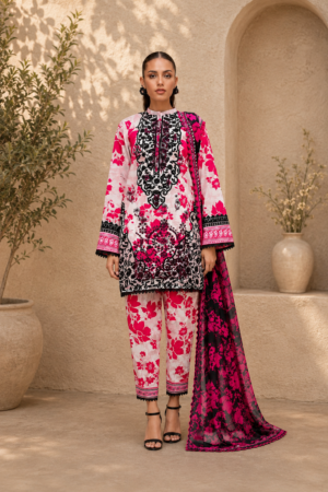 3 Piece Embroidered Lawn Suit