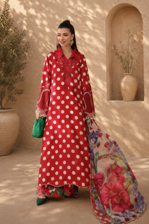 3 Piece Embroidered Lawn Suit