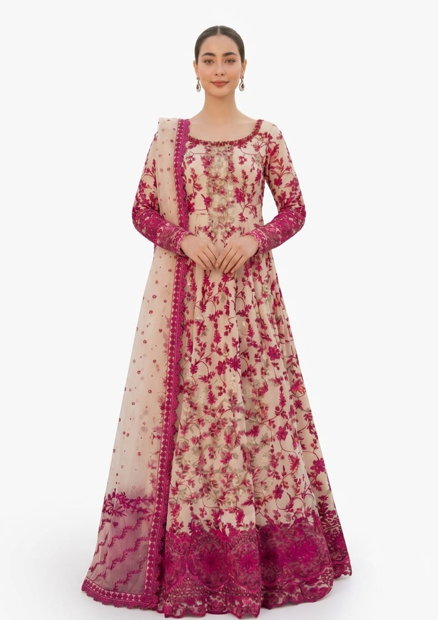 3 Piece Embroidered Lawn Suit - Image 3